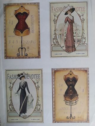 Láminas decoupage vintage y de animales 