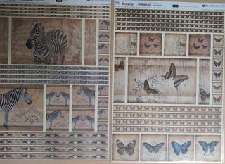 Láminas decoupage vintage y de animales 