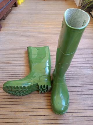 Botas lluvia verdes talla 41