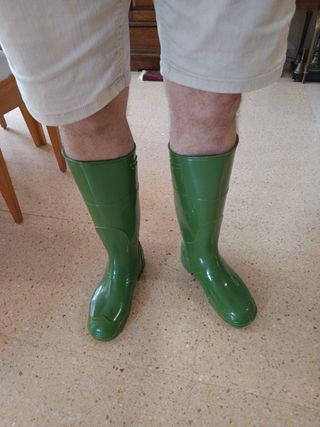 Botas lluvia verdes talla 41