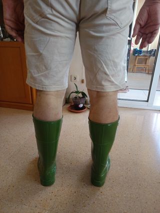 Botas lluvia verdes talla 41