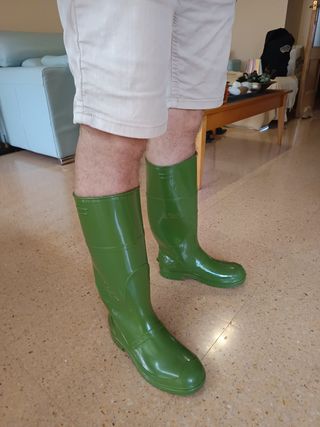 Botas lluvia verdes talla 41