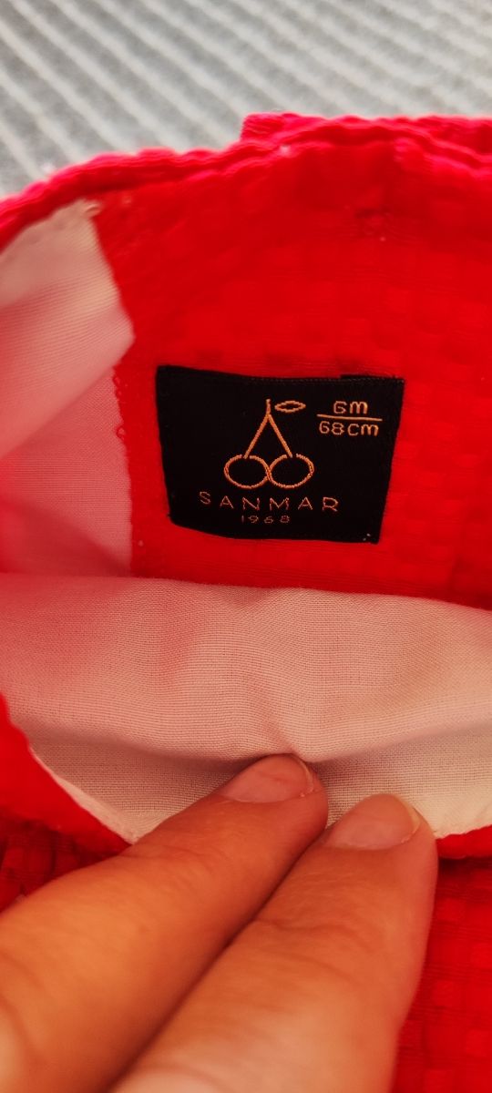 Vestido niña rojo -talla 6m