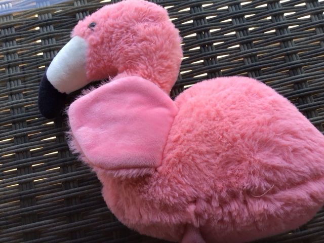 Flamenco peluche rosa