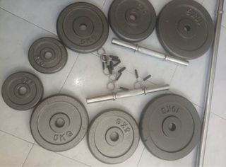 Discos pesas un total de 39kg