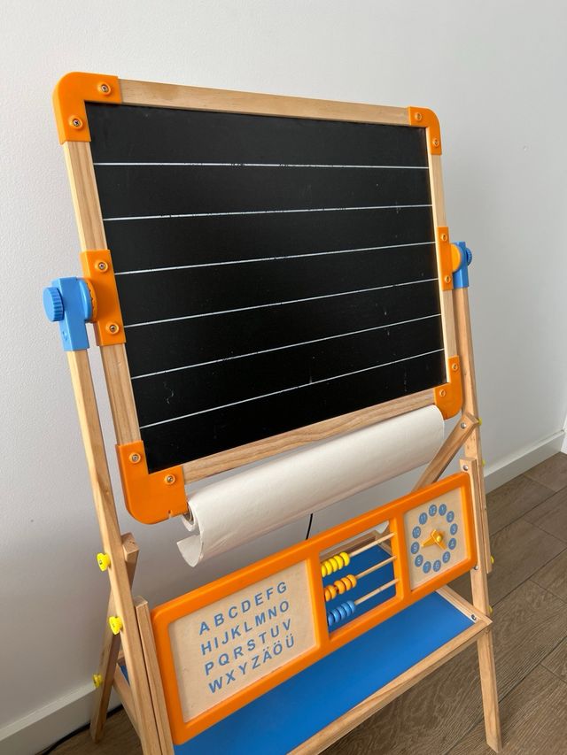 Pizarra caballete doble cara infantil