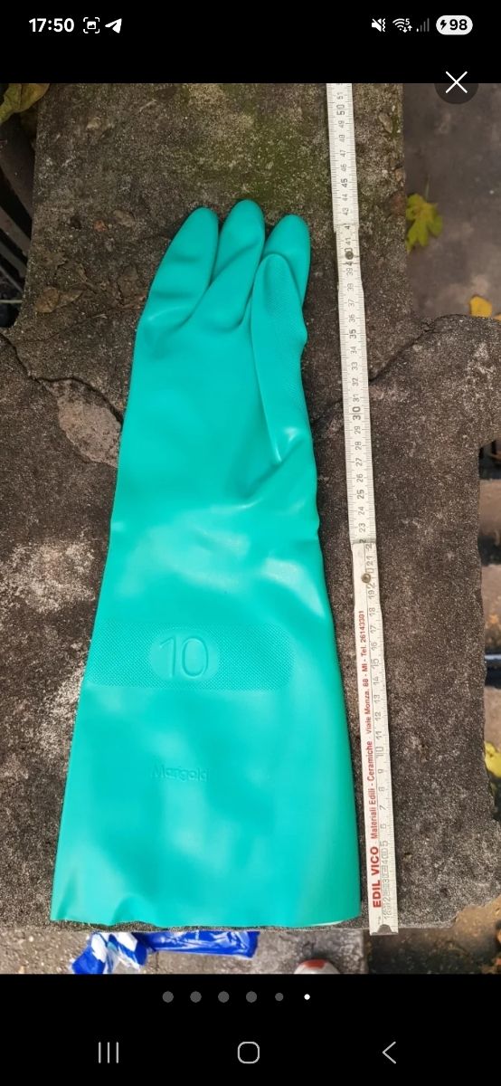 5 paia di Guanti  - Taglia 8-9-10