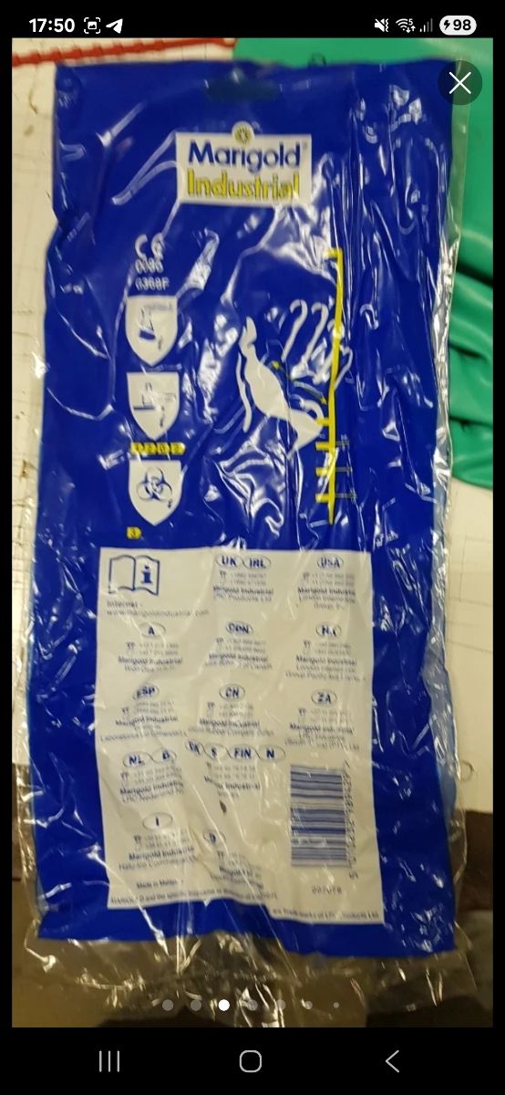 5 paia di Guanti  - Taglia 8-9-10