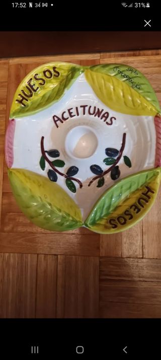 Plato aceitunas cerámico | NUEVO