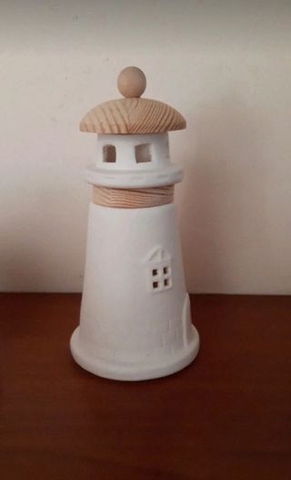 Faro Ceramica Legno Decorazione