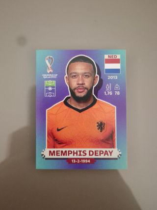 Cromo Memphis Depay - Qatar 2022