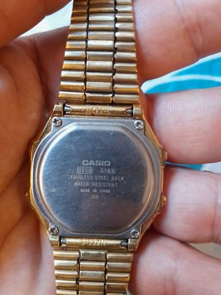 Casio A168 Orologio vintage oro