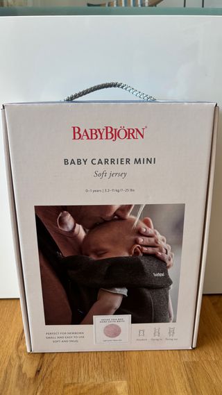 BabyBjorn Portabebés Jersey Rosa