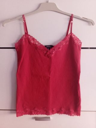Pantalón corto y camiseta tirantes talla 36