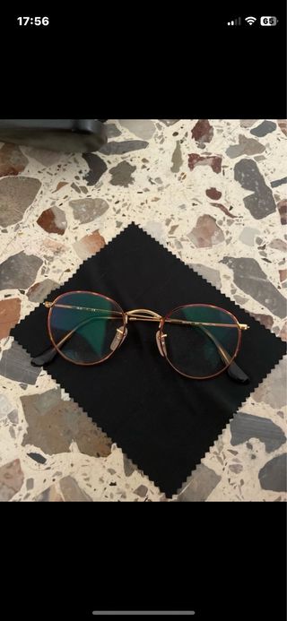 Ray-Ban Occhiali Vista Oro Marrone