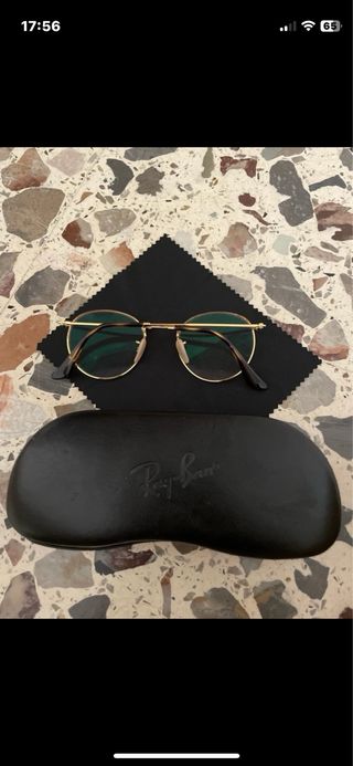 Ray-Ban Occhiali Vista Oro Marrone