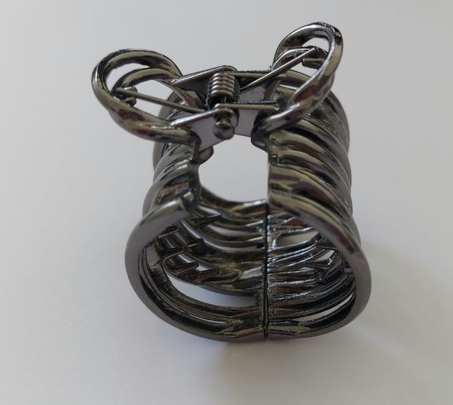 Pinza coleta metalizada