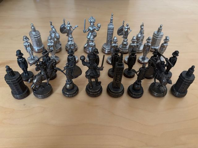 Ajedrez Sevilla: Piezas Metal