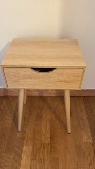 Mesita noche madera - 1 ud.