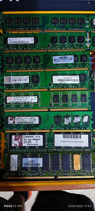 SOLO HOY 15€ Memorias RAM DDR DDR2 - HyperX, Kings