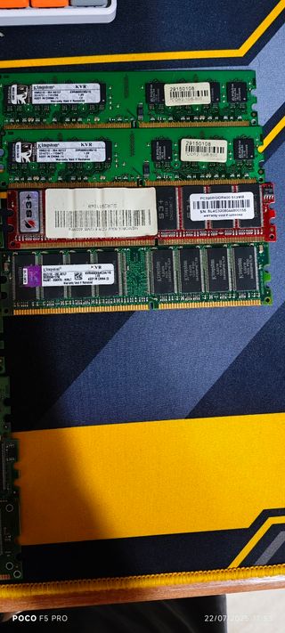 SOLO HOY 15€ Memorias RAM DDR DDR2 - HyperX, Kings