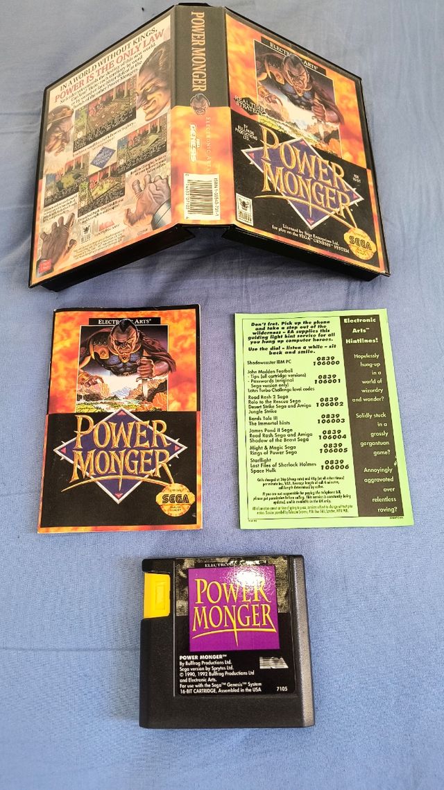 Power Monger Sega Genesis Versione USA Completo