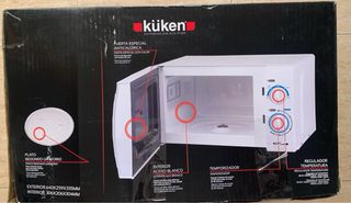 Microondas Küken 700W blanco