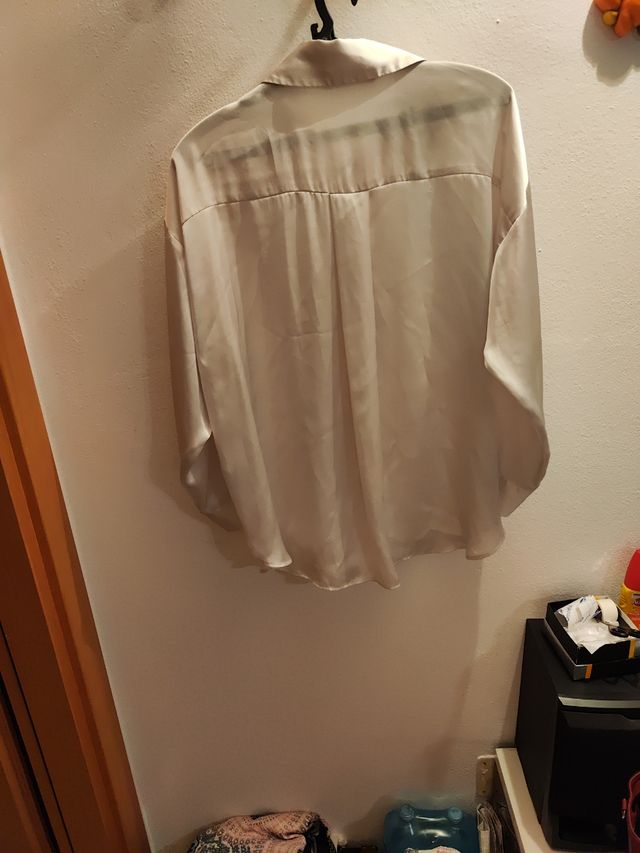 Camicia Zara bianca seta