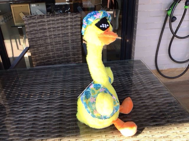 Pato peluche Repetidor del Ale-Jop