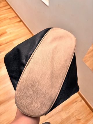 Bolso negro beige - Bolso de hombro