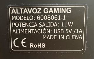 Altavoces NK gaming - negros