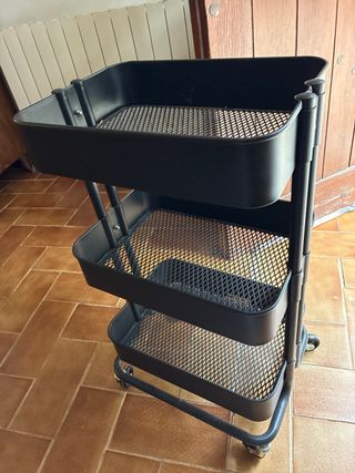 Carrito 3 pisos IKEA - Negro