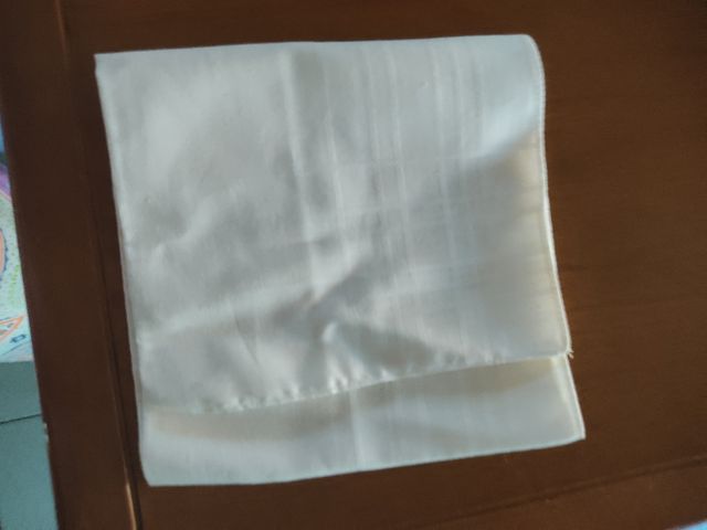 6 Fazzoletti Cotone Bianco Uomo