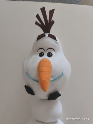 Peluche Olaf Frozen. Desmontable.