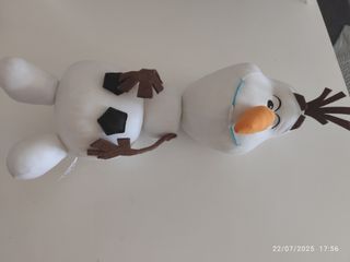 Peluche Olaf Frozen. Desmontable.