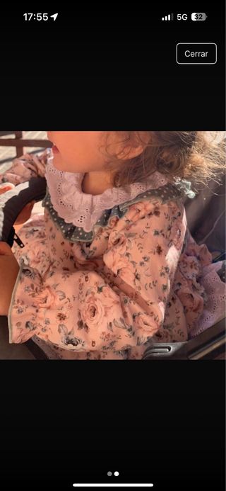 Vestido niña flores 24 meses