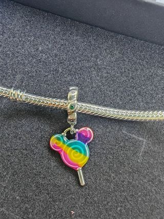 Charm Pandora Mickey Piruleta Plata