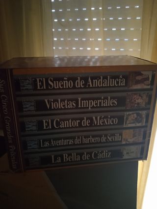 5 Películas VHS - Cine Español