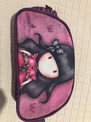 Neceser Santoro Gorjuss rosa y morado