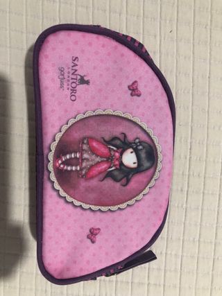 Neceser Santoro Gorjuss rosa y morado