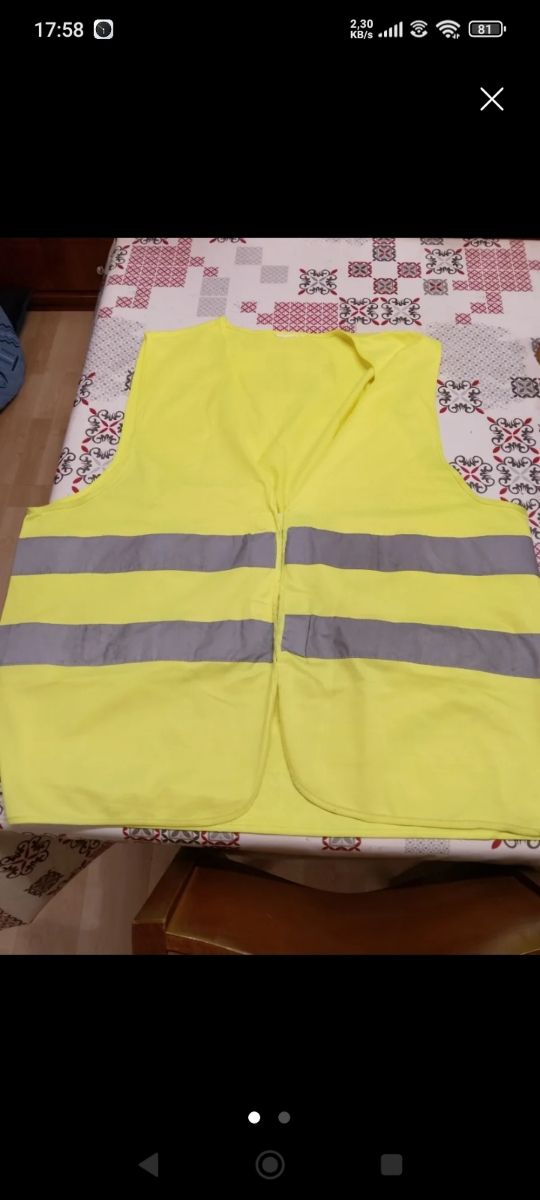 Chalecos reflectantes varias tallas la unidad 5€