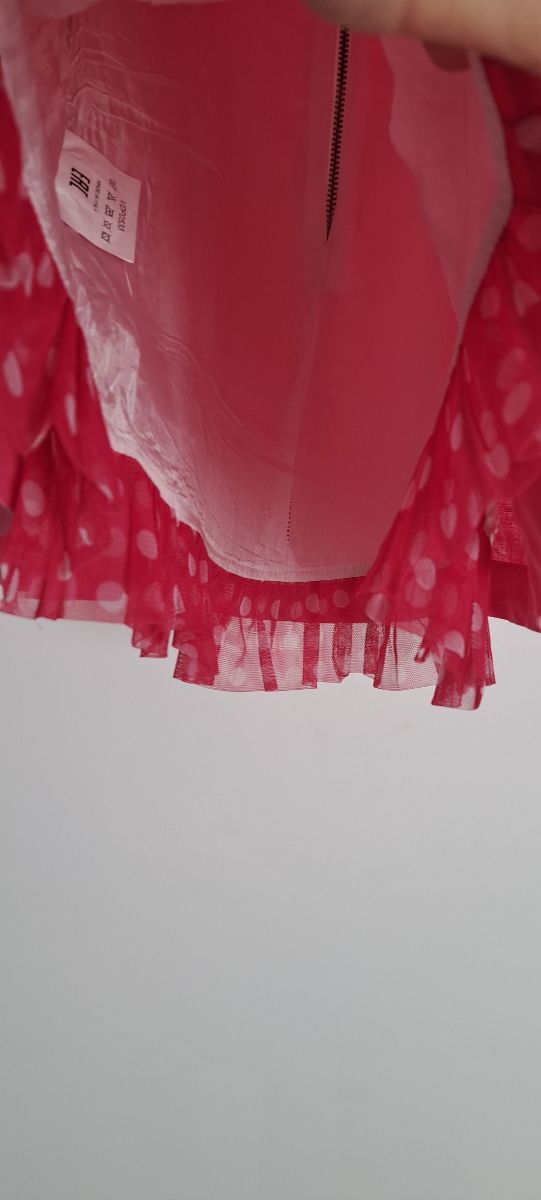 Abito bimba VDP lino fuxia usato