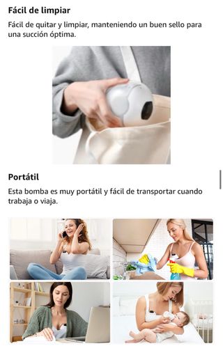 Sacaleches Momcozy M1 - Portátil