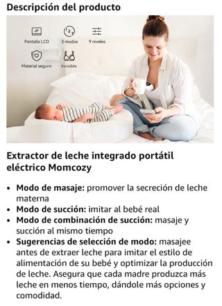 Sacaleches Momcozy M1 - Portátil