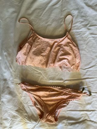 Bikini niña rosa 