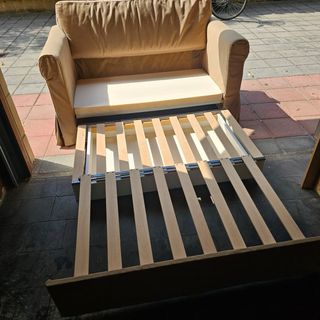 Sofá cama Ikea beige