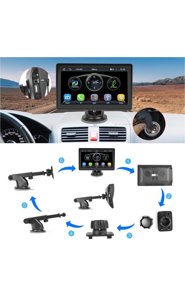 Pantalla Android 7" GPS