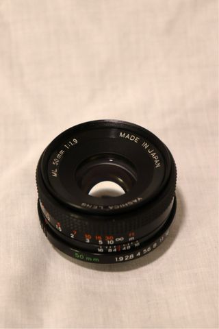Objetivo Yashica ML 50mm 1:1.9