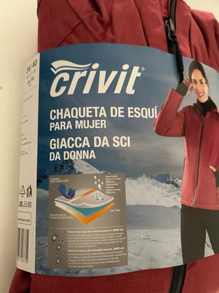 Chaqueta esquí Crivit mujer 38/40