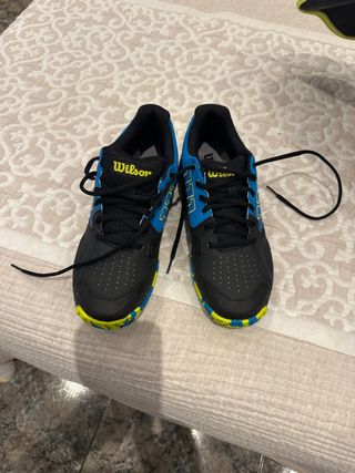 Zapatillas Wilson padel - Azul/Negras